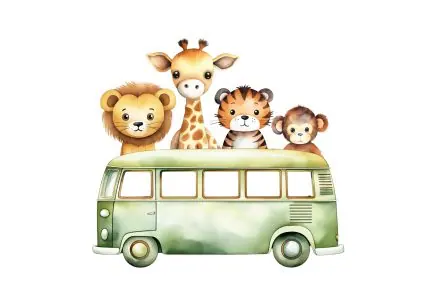 Minibüste Safari Dostları