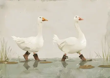 Çizmeli İki Kaz
