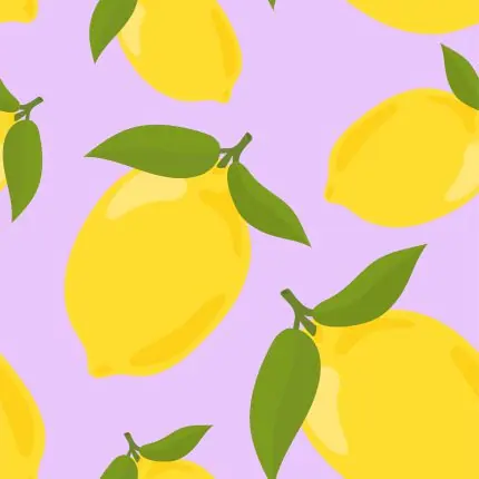 Lila Zeminde Limon Deseni