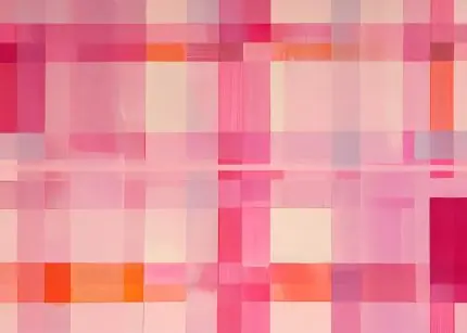 Pembe Ekose Soyut