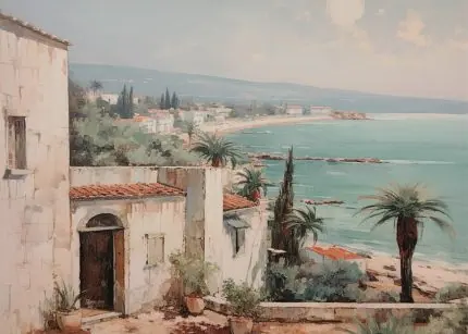 Kıyıda Taş Evler