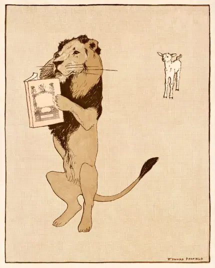 Kitap Okuyan Aslan