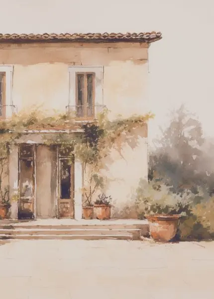 Sarmaşıklı Villa Cephesi