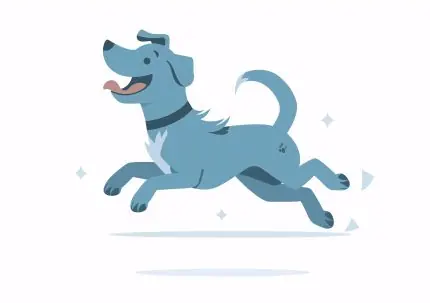 Mavi Zıplayan Köpek