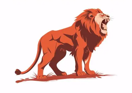 Kükreyen Kızıl Aslan