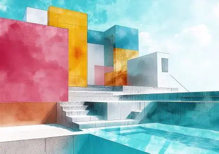 Renkli Modern Villa