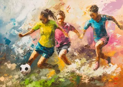 Futbol Oynayan Çocuklar