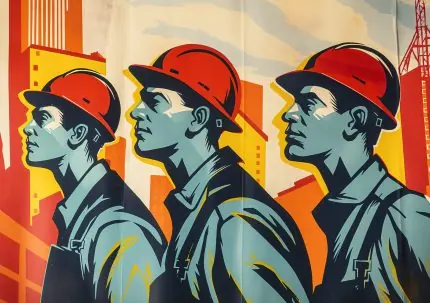 Üç İşçi Poster Sanatı