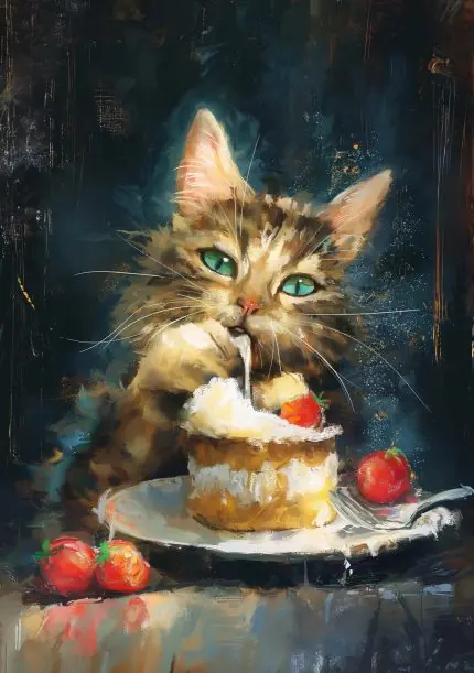 Pasta Yiyen Kedi