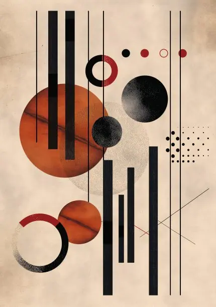 Bauhaus Kompozisyon Toprak Tonları