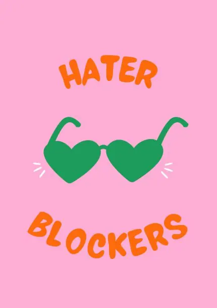 Kalp Gözlüklü Hater Blockers Yazısı