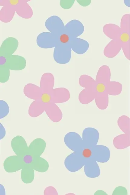 Pastel Papatya Deseni