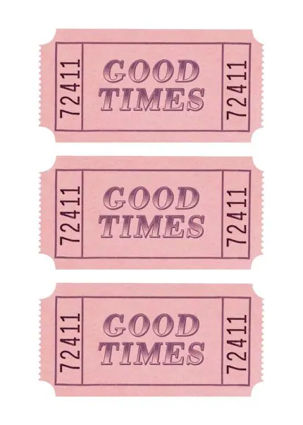 Pembe Retro Giriş Biletleri