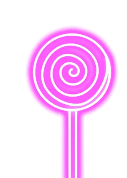 Neon Pembe Lolipop