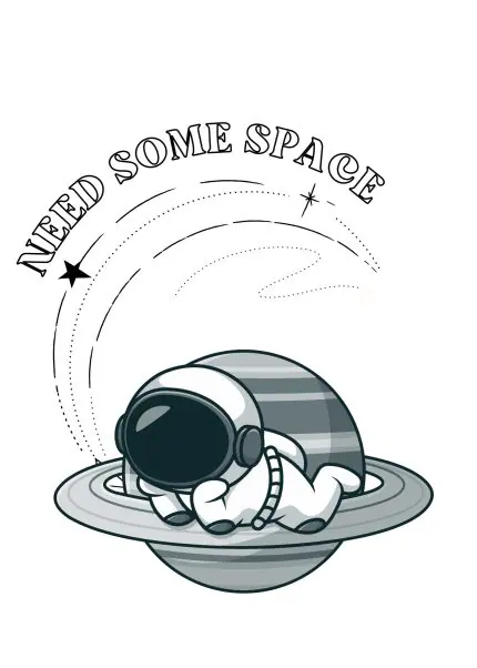 Satürn Halkasında Uyuyan Astronot