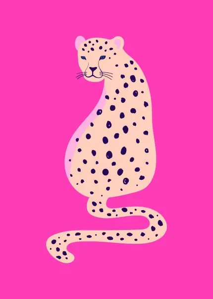 Pembe Fonda Bej Benekli Leopar
