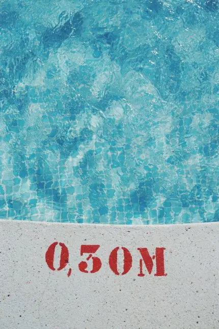 Havuz Derinlik İşareti 0,30M