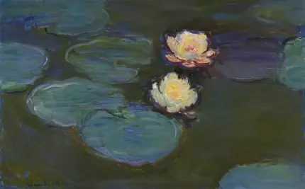 Monet Nilüfer Havuzunda Akşam