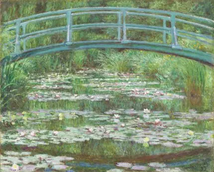 Monet Japon Köprüsü Nilüferler