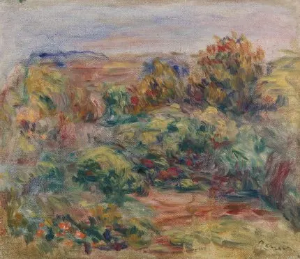 Renoir Renkli Bahçe Manzarası