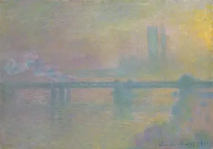 Monet Charing Cross Köprüsü