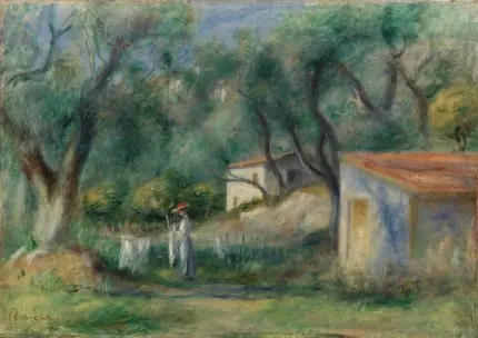 Renoir Zeytinlikte Köy Evi