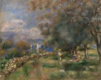 Renoir Bahar Kır Manzarası