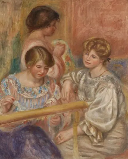 Renoir Dikiş Diken Genç Kızlar