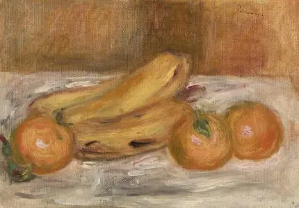Renoir Muz ve Portakal Natürmort