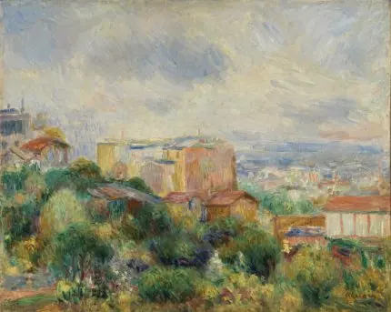 Renoir Tepeden Şehir Manzarası