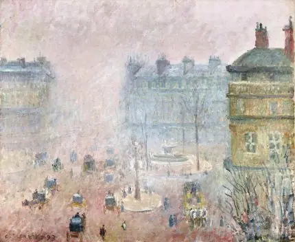Pissarro Paris Meydanı Kışın