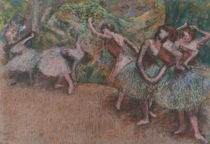 Degas Sahnedeki Balerinler