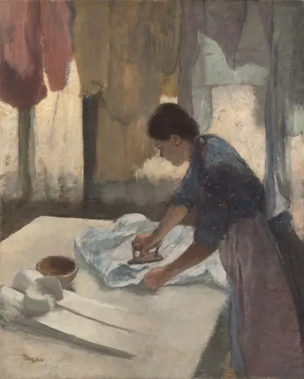 Degas Ütü Yapan Kadın