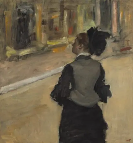 Degas Sokakta Kadın
