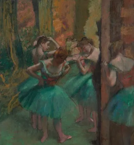 Degas Yeşil Elbiseli Balerinler
