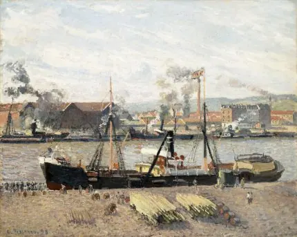 Pissarro Nehir Kıyısı Limanı