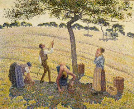 Pissarro Elma Toplayanlar