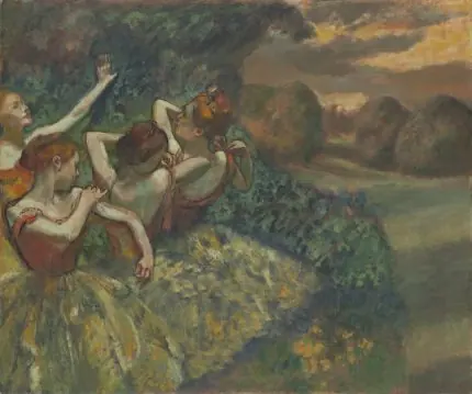 Degas Dört Balerin