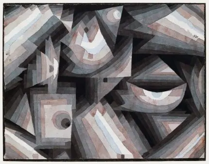 Klee Gri Kristal Geometri