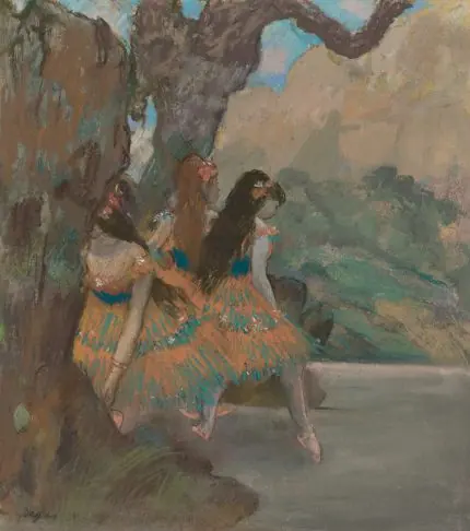 Degas Sahnedeki Dansçılar