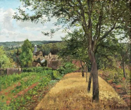 Pissarro Kır Yolunda Ağaç