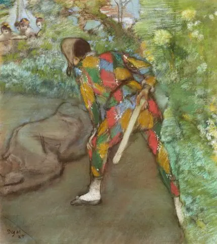 Degas Harlekin Dansçı