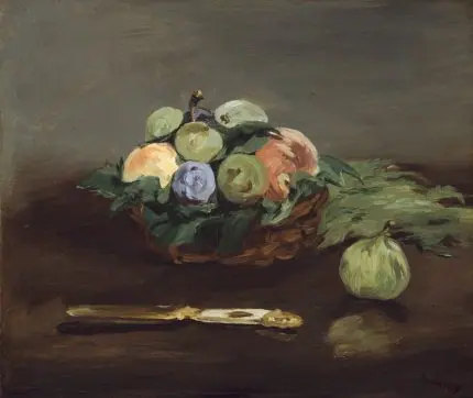 Manet Meyve Sepeti Natürmort