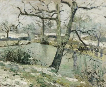 Pissarro Kış Meyve Bahçesi