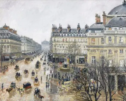 Pissarro Paris Tiyatro Meydanı