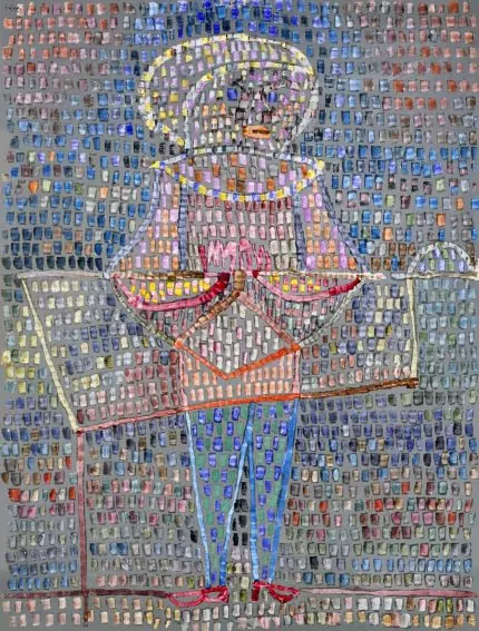 Klee Noktalı Neşeli Figür