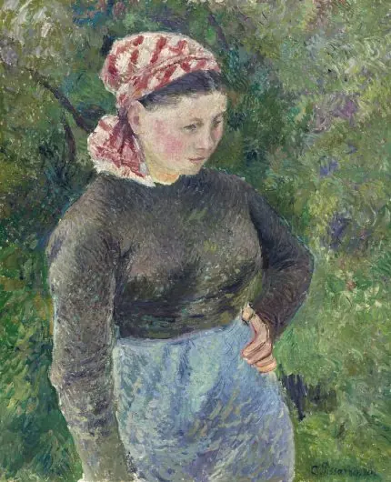 Pissarro Genç Köylü Kadın