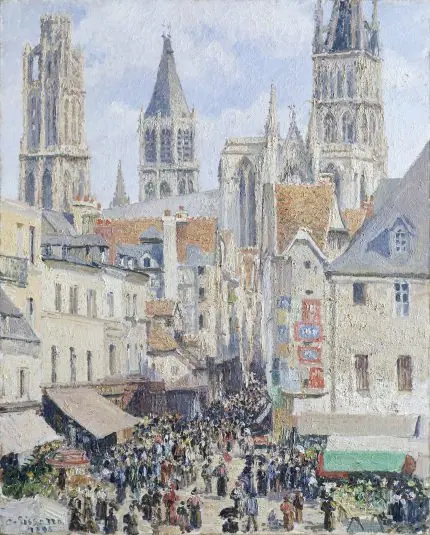 Pissarro Rouen Sokağı