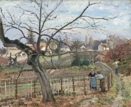 Pissarro Sonbahar Bahçesi