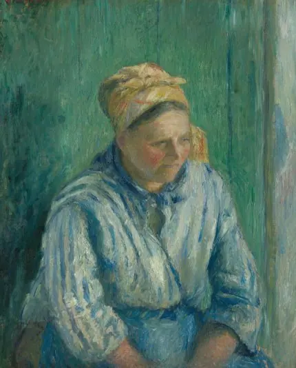 Pissarro Çamaşırcı Kadın